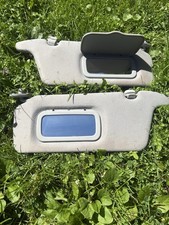 2001-2005 Honda Civic Sun Visors Shade Set Driver Passenger Side Oem Gray Fabric