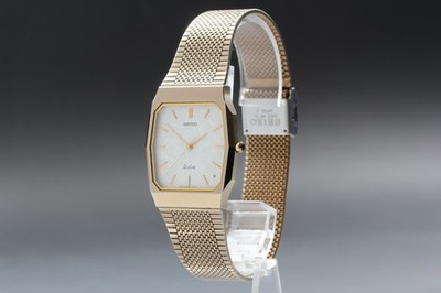 Vintage 1990 [NEAR MINT] SEIKO Dolce 9531-5150 Gold Tungsten Quartz Herrenuhr