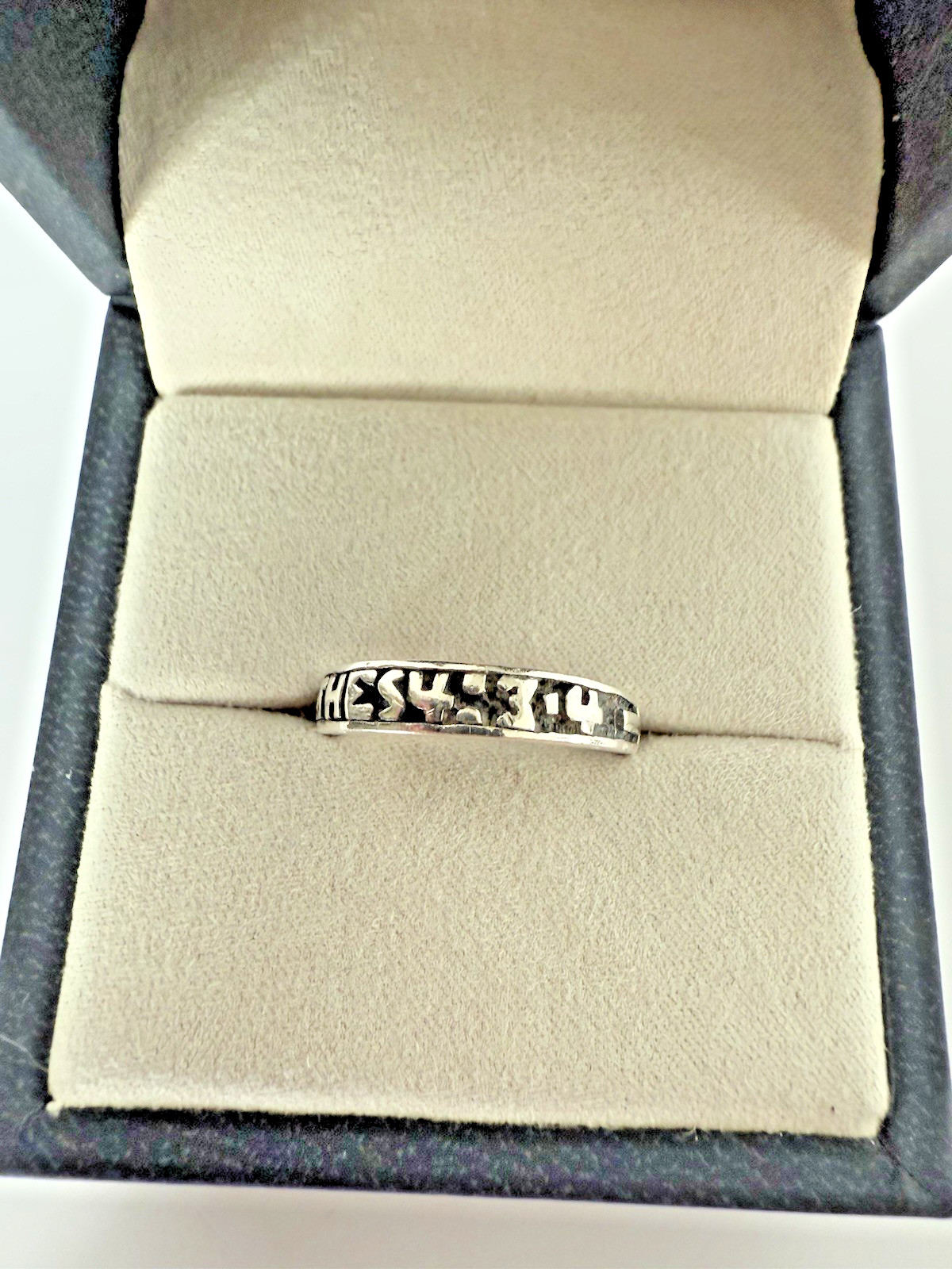 Sterling Silver Christian Scripture Ring Ephesian… - image 7