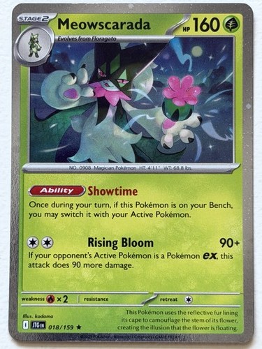 Meowscarada 18/159 Journey Together Rare Holo Near Mint Pokemon