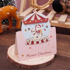 Weihnachts Gru&szlig;karten Set Mini Postkarten mit Umschl&auml;gen Geschenke