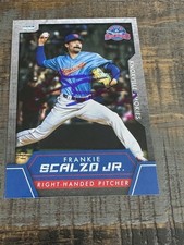 2025 Knoxville Smokies Frankie Scalzo Jr Autograph Signed Team Card Cubs Auto