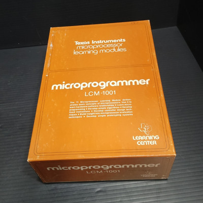 Texas Instruments LCM-1001 Microprogrammer Vintage 1970s ComputerTrainerw Manual