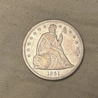 1841 Seated Liberty Silver Dollar $1 No Motto
