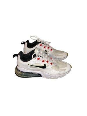 Nike Air Max 270 React White Athletic Lace Up Casual Sneakers Women s Size 9.5