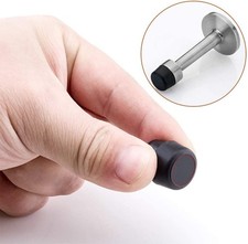 Door Stop, 6 Inch Extra Long Door Stop Wall Mount Door Stopper Bumper with Mute