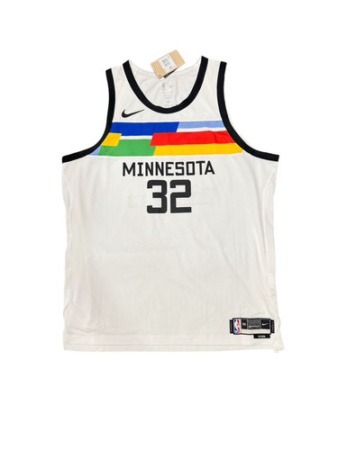 Karl-Anthony Towns Signed City Edition Nike Authentic Jersey Timberwolves