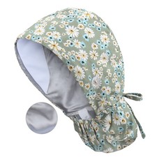 Adjustable Working Cap with Button Cotton Sweatband Ponytail Pocket Hat