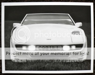 TVR Auto Schwarzweiß Pressefoto Oktober 1986