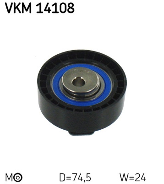 Spannrolle Zahnriemen Skf Vkm 14108 FüR Galaxy Mondeo Courier Dfw Fiesta WA6 Daw-image
