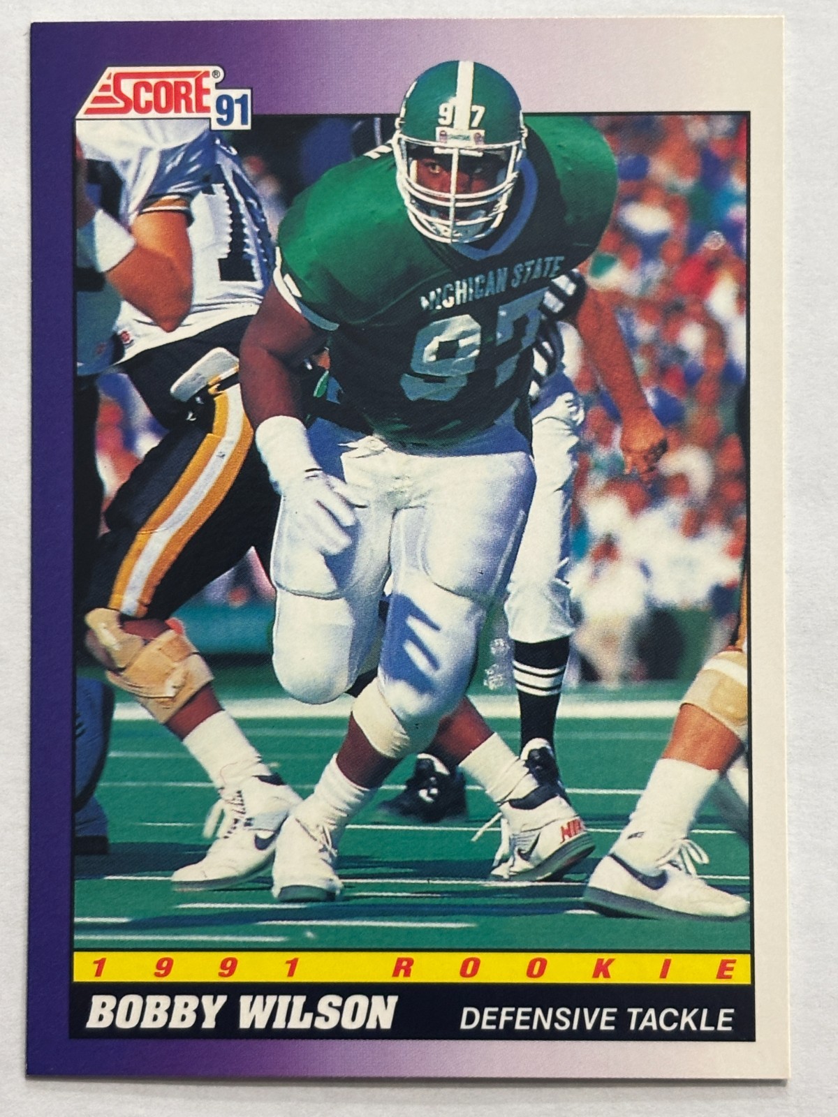 1991 Score #606 Bobby Wilson Washington Redskins