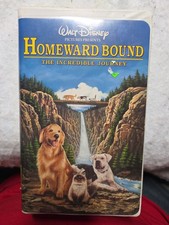 Homeward Bound The Incredible Journey VHS clamshell Walt Disney Home Video Dog