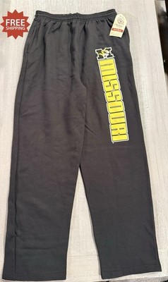 University of Missouri Mizzo Black Sweatpants Gym Pants -  Size L / Large - NWT