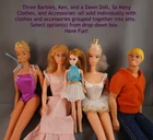 VINTAGE 70s-80s Barbies, Barbie clothes (most handmade), accessories, Dawn doll