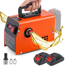 Fuel Transfer Pump Battery Powered, 13GPM Cordless Diesel Transfer Pump with 2X1