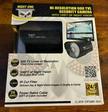 NIGHT OWL SECURITY CAMERA HI RESOLUTION 600 TVL