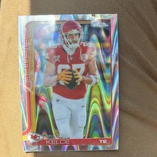 Topps 2023 Chrome Travis Kelce #150 Kansas City Chiefs Football Card