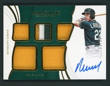 2019 Panini Immaculate Ramon Laureano Five Relic Auto RPA #/99 #F-RL Rookie RC