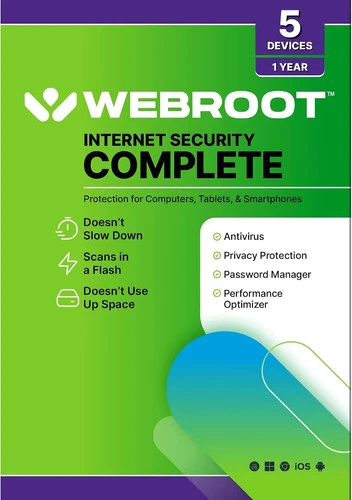 Internet Security Complete 2026 Antivirus Software 5 Device 1 Year Subscription deal from eBay