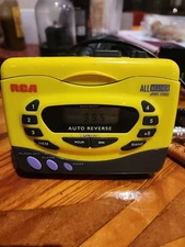 RCA All Weather Sportstuff AM/FM Stereo Cassette Player w/Headphones RP-1540A