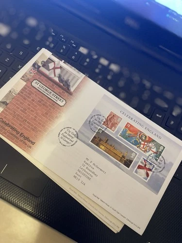 GB FIRST DAY COVER  2007 Celebrating England Saint Georges Telford Postmark