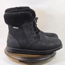 EMU Australia Boots Womens Size 8 Waterproof Sheepskin Leather Fur Lined Winter