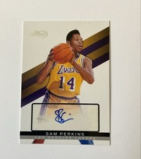 2008-09 Topps Signature Sam Perkins #TSA-SP Autographs /1189 (AU) LA Lakers Auto