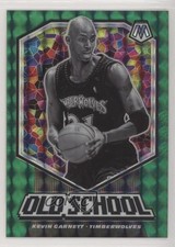 2019-20 Panini Mosaic Old School Green Mosaic Prizm Kevin Garnett #12 HOF no9