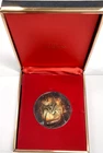 Hamilton Mint 1975 1st Annual Memorial Day .999 Silver Medal Toned in Case