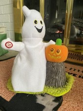HALLMARK HALLOWEEN GHOSTLY SINGING DUO GHOST AND PUMPKIN SONG LIGHT MOTION VIDEO