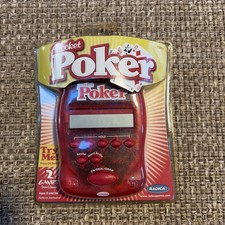 Sealed 2004 Radica Pocket Poker Handheld Electronic Game