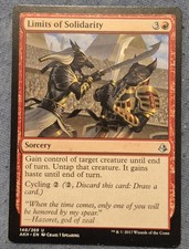 MTG: Limits of Solidarity - Amonkhet - Magic Card