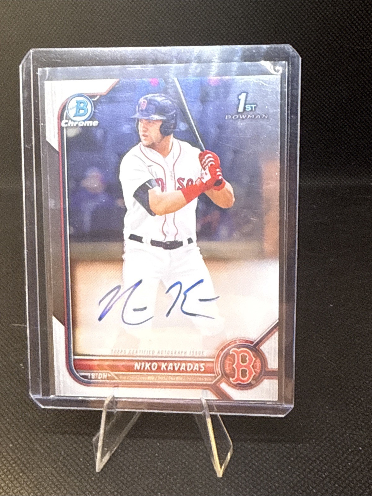 2022 Bowman - Chrome Prospect Autographs Niko Kavadas #CPA-NK (AU, RC)