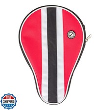 STIGA Table Tennis Racket Cover - Protects 1-2 Ping Pong Paddles, Red