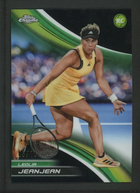 2025 LEOLIA JEANJEAN 05/10 TOPPS CHROME ROOKIE RC