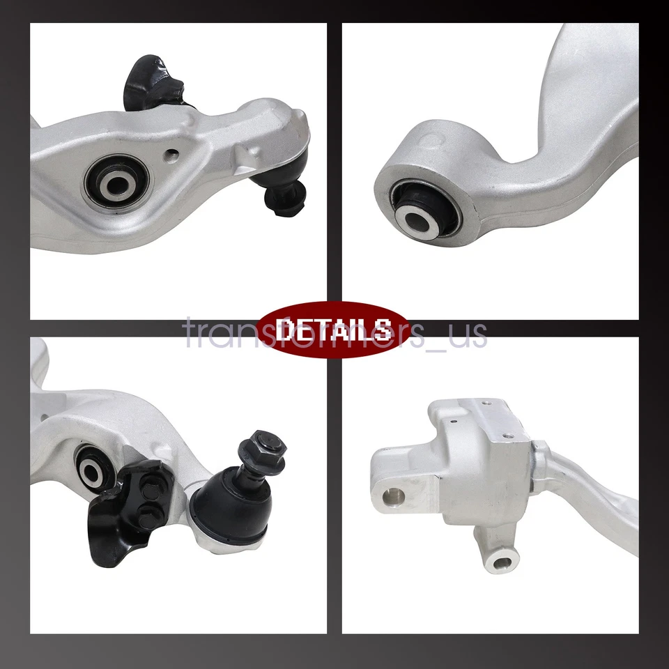 Brazo de control inferior delantero izquierdo/derecho lado del conductor para Infiniti Q50 Q60 2014-19 2020 Foto 3 de 4