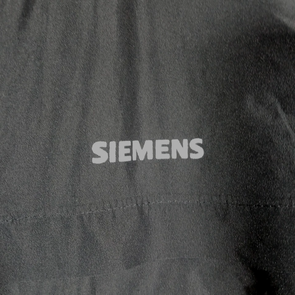 Siemens Port Authority Windbreaker Hoodie Jacket Men's M Mesh Lined Black NEW - Image 4 of 4