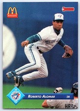 1993 Donruss McDonald's Toronto Blue Jays Great Moments Roberto Alomar Toronto