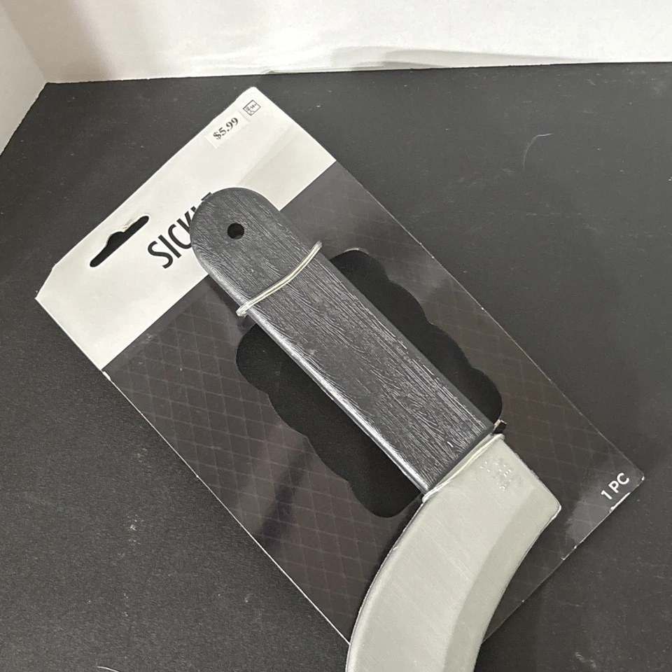 Curved Sickle - Reaper - 18" - Horror - Costume Accessory Prop - Image 2 of 4