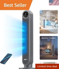 Advanced 36-Inch Oscillating Fan with Quiet Operation & Smart Timer for Bedrooms