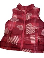 Old Navy Girls Size Extra Small XS 5 Puff Sleeveless Jacket Vest Full Zip
