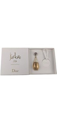 Dior 2pc J adore L'or Essence De Parfum 3.5ml 0.12oz & Perfumable Ceramic Tag