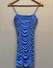 Forever 21 Light Blue Mini Adjustable Dress Women's Size Small / 5