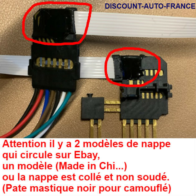 Nappe FFC Contacteur Airbag Pour Renault Mégane 2 Et Scénic 2 - Réf. 65212521, Neuf Garantie 1 An
