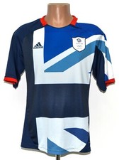 OLYMPIC GREAT BRITAIN 2012/2013 HOME FOOTBALL SHIRT ADIDAS SIZE M ADULT