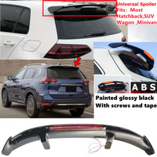 Universal Rear Roof Spoiler Wing Wlight Gloss Black For Nissan Rogue 2017-2020 Universal Rear Roof Spoiler Wing Wlight Gloss Black For Nissan Rogue 2017-2020