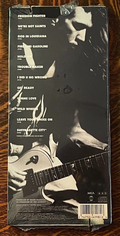 ЗАПЕЧАТАННЫЙ ~ CD ~ ДЛИННАЯ ОБЛОЖКА КОРОБКИ ~ СТИВ ДЖОНС ~ 1989 ~ ОГОНЬ И БЕНЗИН ~ НОВЫЙ ИЗ СТАРЫХ ЗАПАСОВ - Изображение 2 из 4