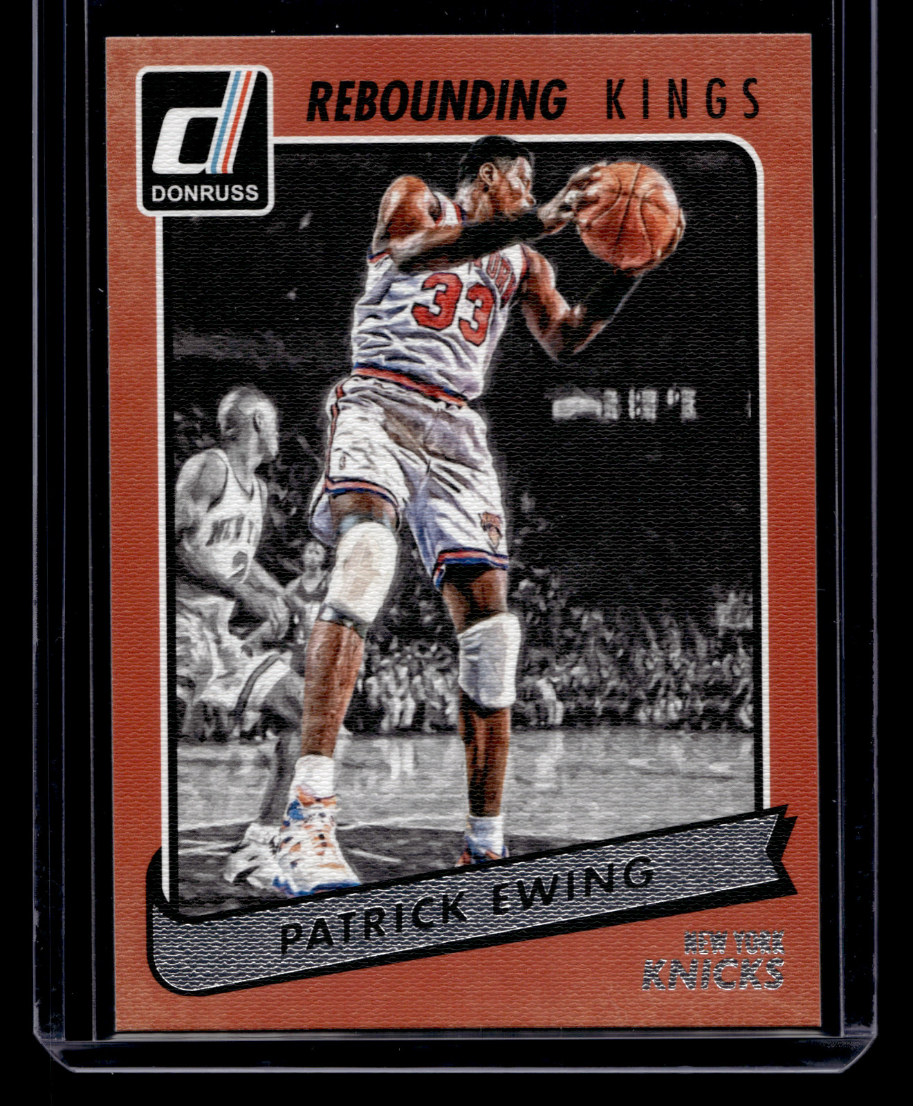 Patrick Ewing Rebounding Kings Insert Donruss 2015-16 Card #20 New York Knicks