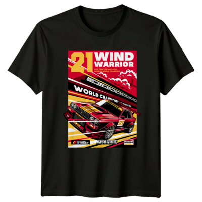21 Wind Warrior Racing Car Herren T-Shirt Damen Grafik Tee Unisex Top