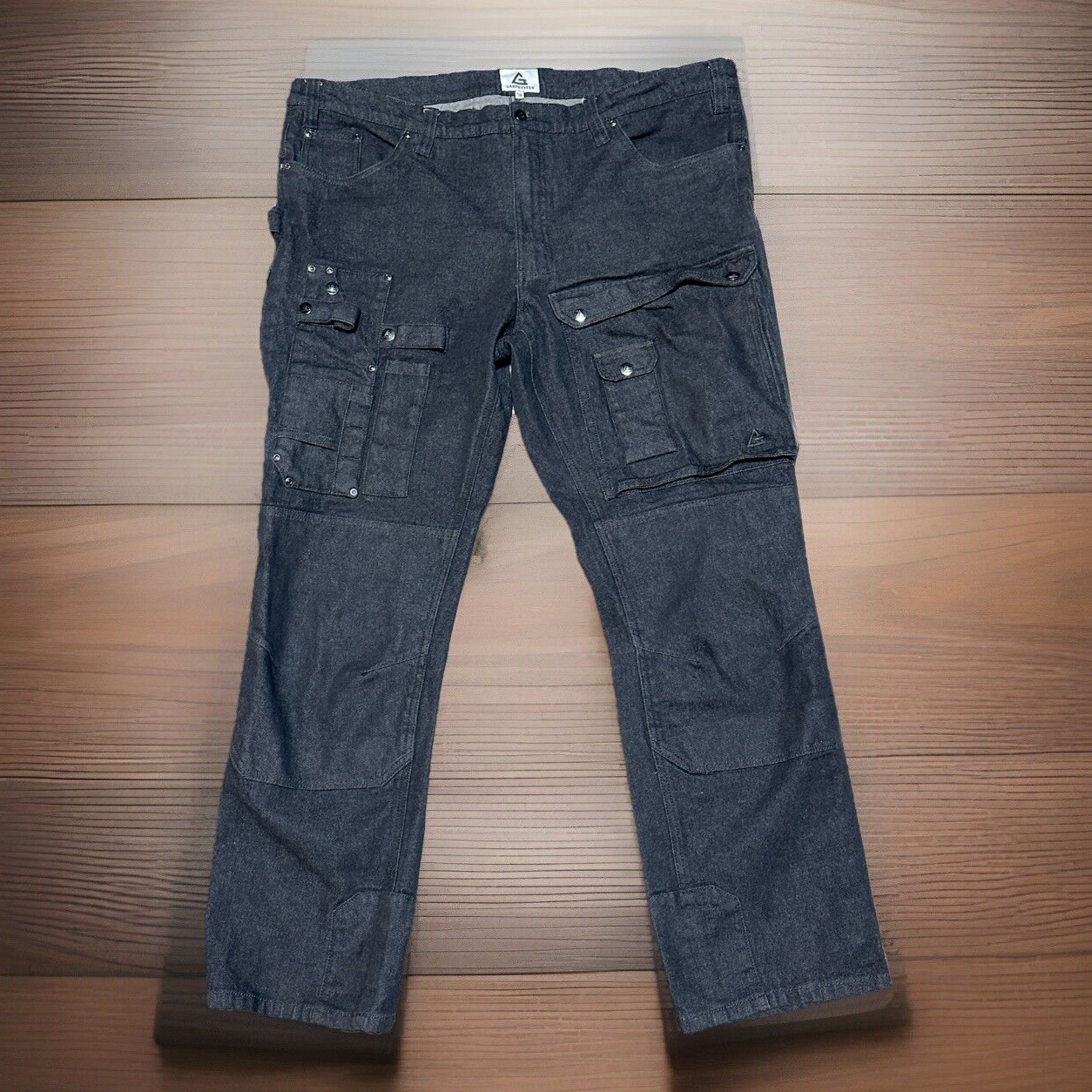 Graphyttan Mens Crafter Trouser Size 2XL Cargo Multi Pocket Double Knee Pants